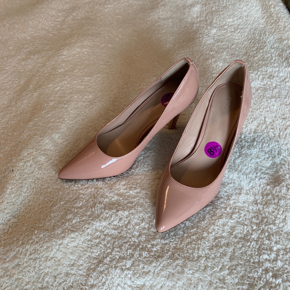 BCBG blush heels